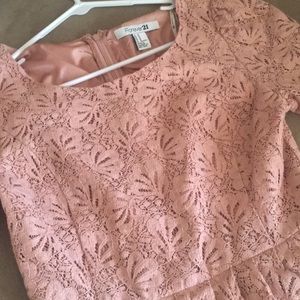 Forever 21 Blush Lace Dress